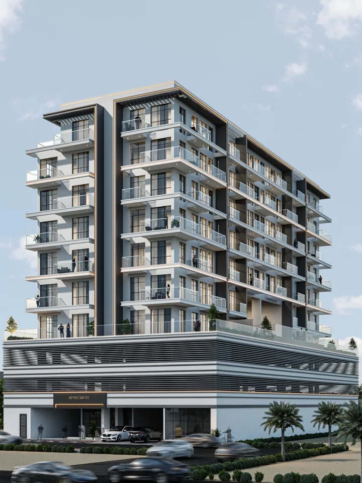 G+2P+7 Residential and Commercial Building
