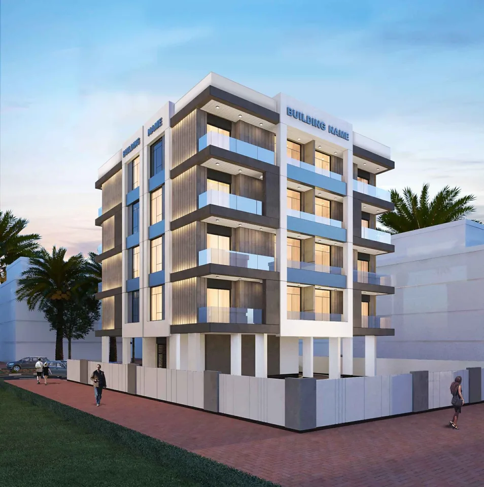 Residential Building (G+4+R) on Plot No. 643‐9713 at Wadi Al Safa 2