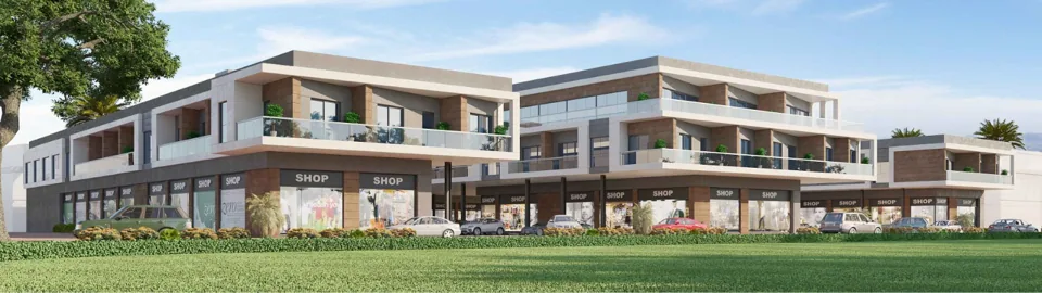 G+1+R Commercial & Residential Building