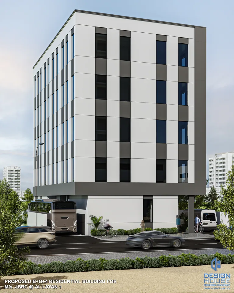 Labor Accommodation (B+G+4) on Plot No. 9870293 at Al Layan 1