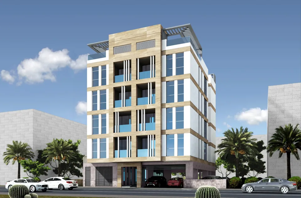 Residential Building (B+G+4+R) on Plot No. 643‐9742, Wadi Al Safa 2